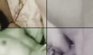 چرم - رمی کروکس پشت پرده های حلقه ای عکس های شهوانی سکسی را می پوشید!